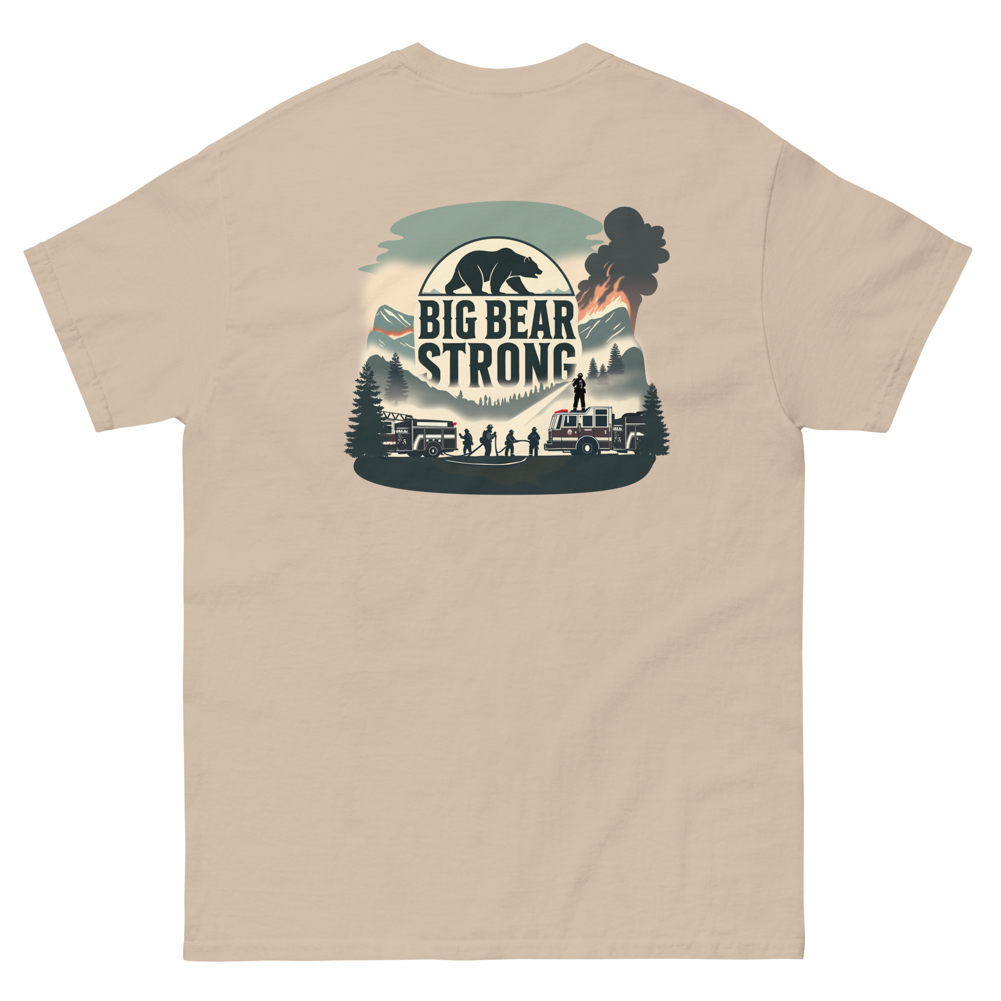 Big Bear Strong Unisex Tee – Line Fire Reforestation Support