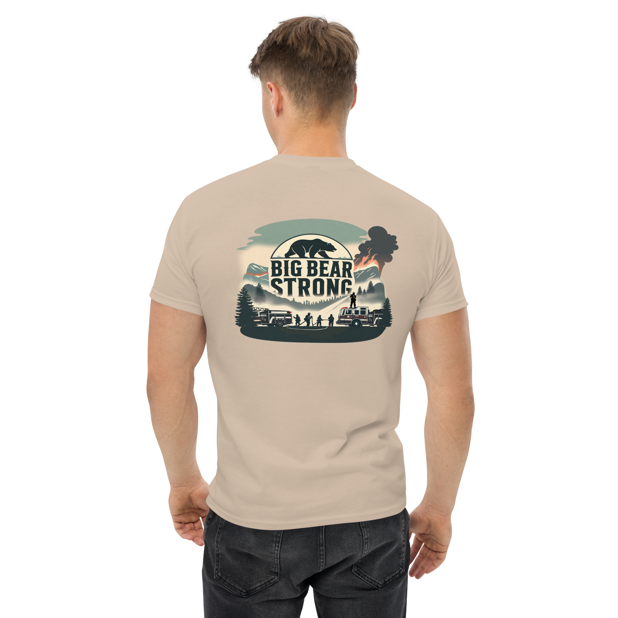 Big Bear Strong Unisex Tee – Line Fire Reforestation Support