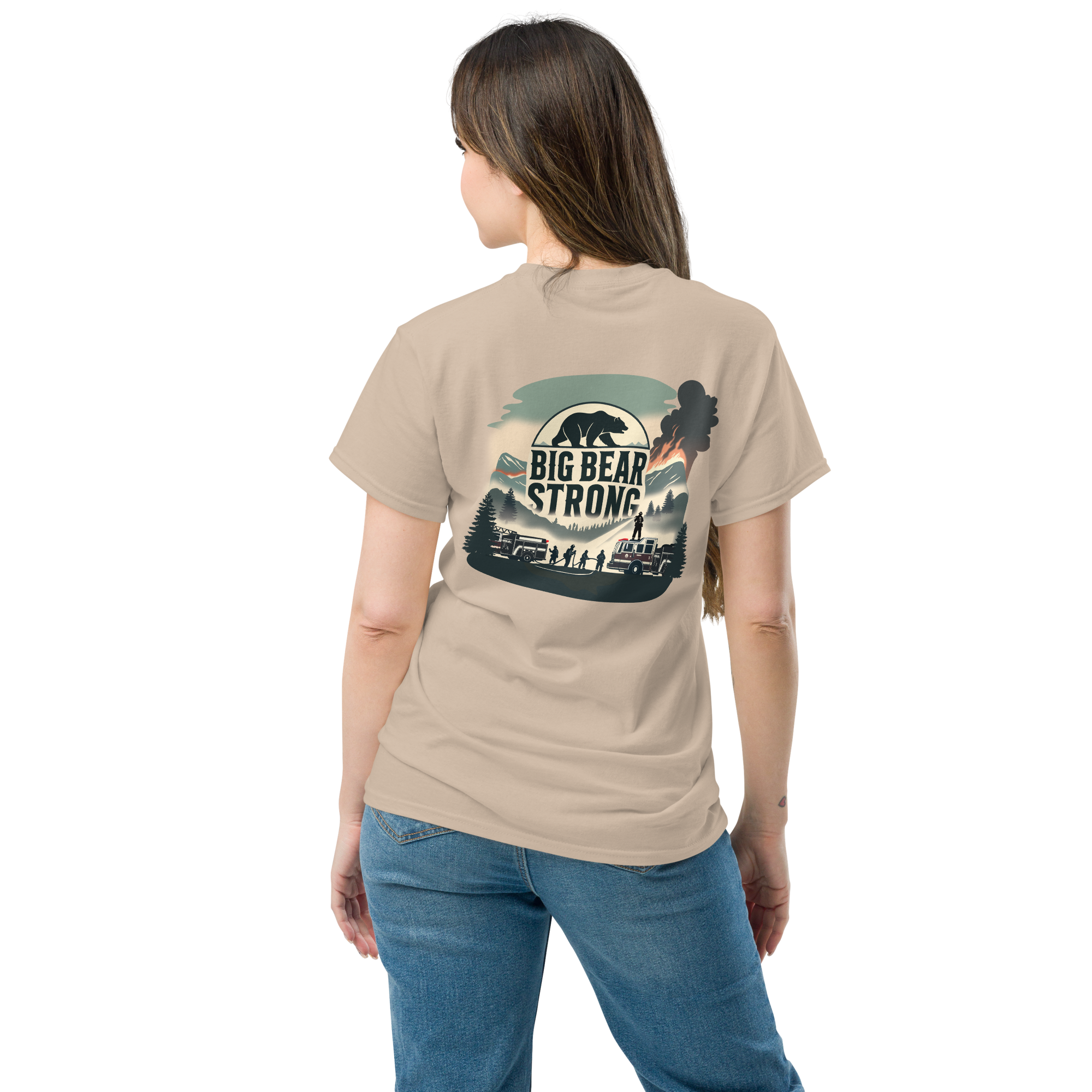 Big Bear Strong Unisex Tee – Line Fire Reforestation Support