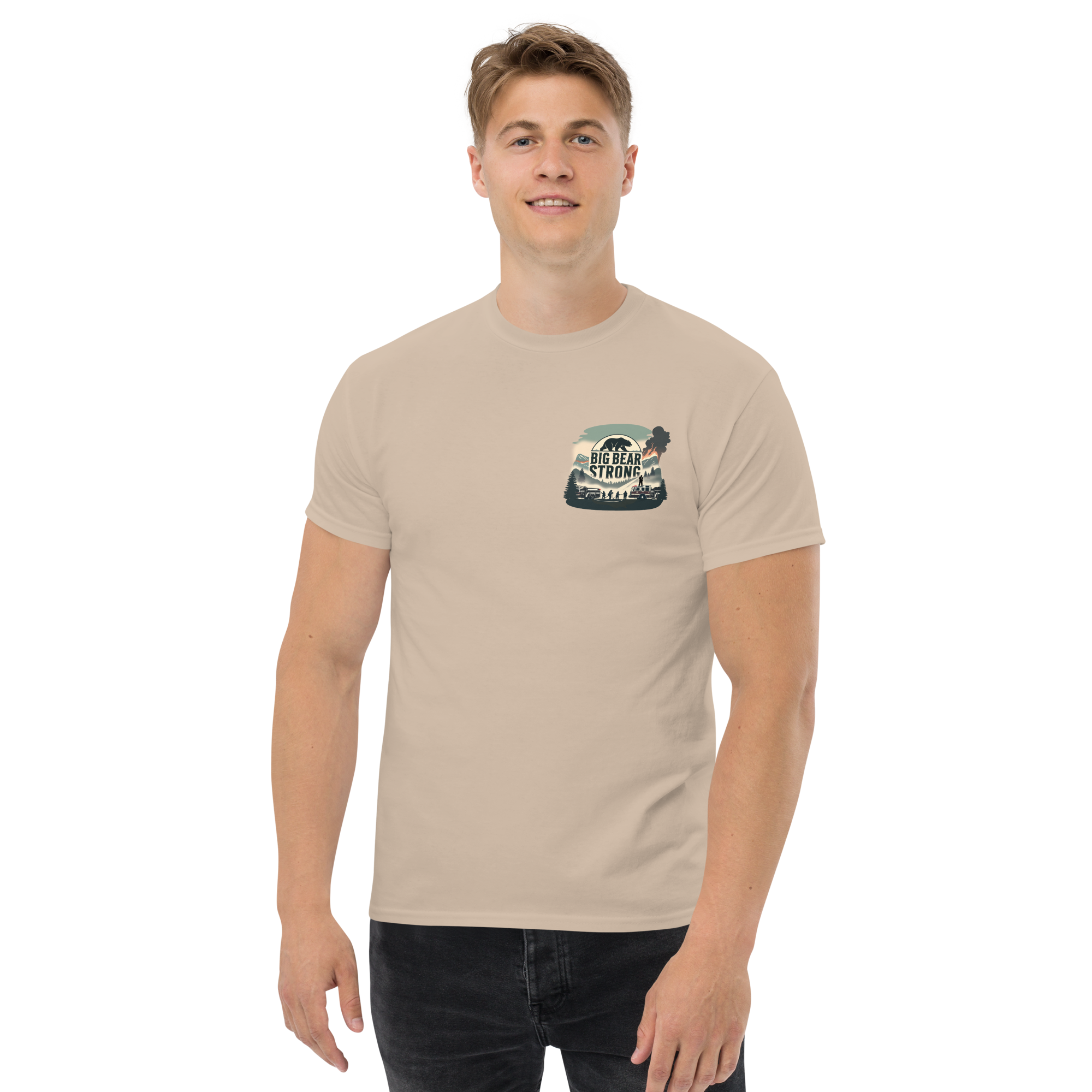 Big Bear Strong Unisex Tee – Line Fire Reforestation Support