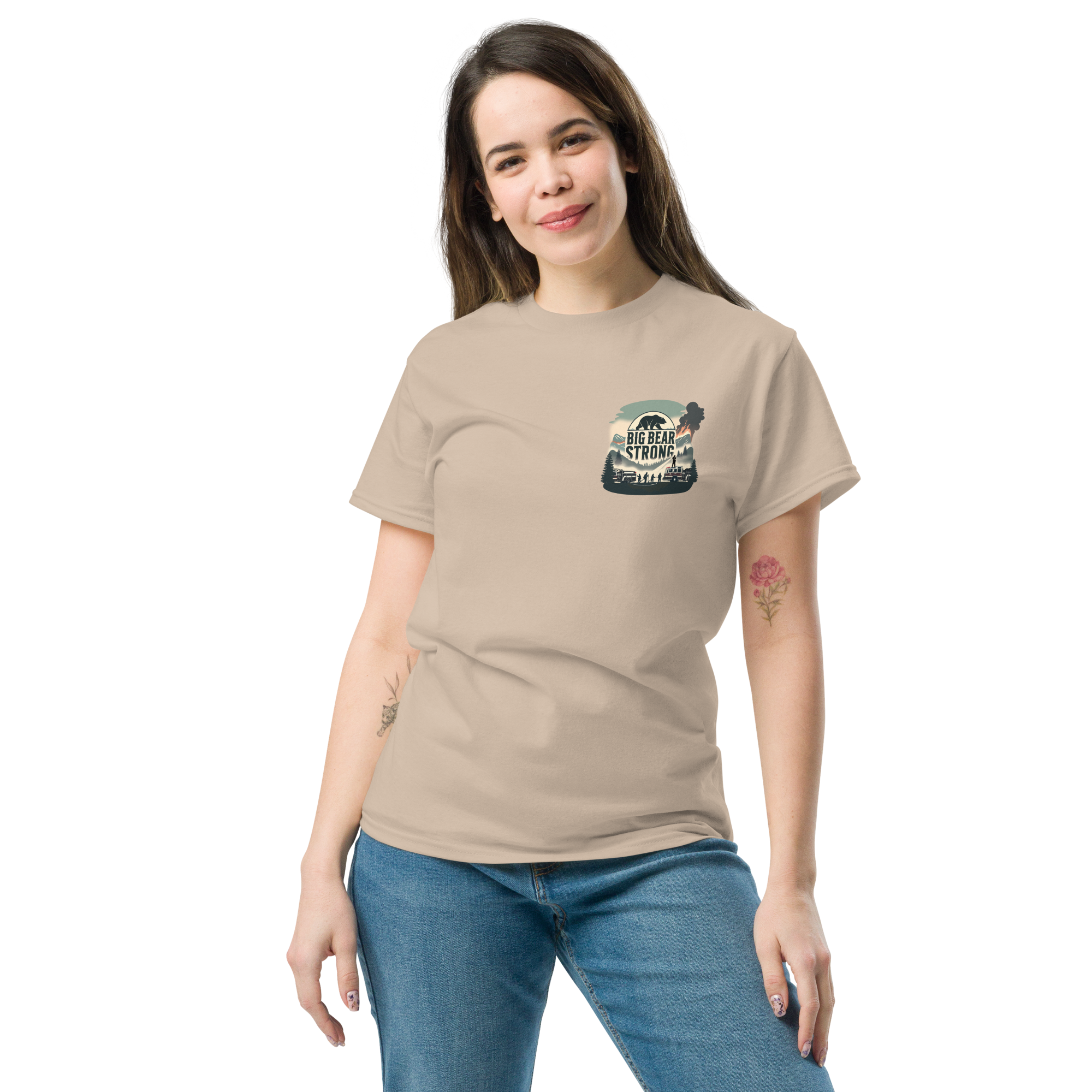 Big Bear Strong Unisex Tee – Line Fire Reforestation Support